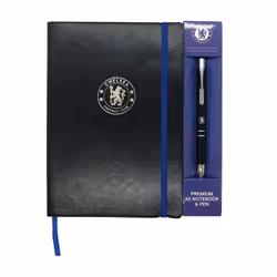 Chelsea Notebook & Pen A5 Executive Premium OFFICIAL Football Gift