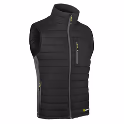 BEESWIFT FLEX WORKWEAR PADDED BODYWARMER GILLET JACKET BLACK/GREY ALL SIZES