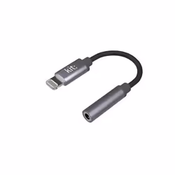Kit PRAC-C35SG, Black, 3.5mm, Lightning, 0.05 m, Male, Female