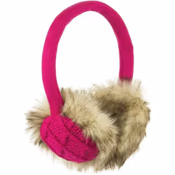 KitSound Audio On-Ear Earmuffs with Built In Headphones Diamond Knit