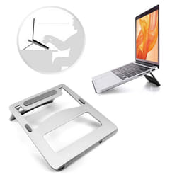 Portable Laptop Stand, Computer Riser Stand for Desk, Compatible with Notebook, Apple, MacBook Air & Pro, Dell, HP, Lenovo, Relieves Neck & Eye Strain