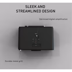 KitSound Boom DAB/FM/Bluetooth Radio Speaker Alarm USB Aux Mains