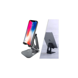 Desire2 Aluminium Tablet and Smartphone Stand - Portable Dual Rotatable Multi Angle Holder - Ideal for Desk - Compatible with iPhone, Samsung, iPad,