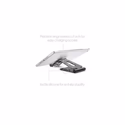 Desire2 Aluminium Tablet and Smartphone Stand - Portable Dual Rotatable Multi Angle Holder - Ideal for Desk - Compatible with iPhone, Samsung, iPad,