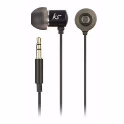 KitSound KSACEBK headphones/headset Wired In-ear Music Black