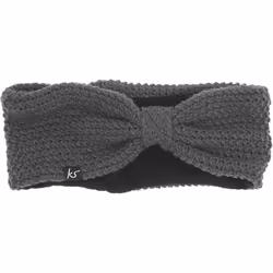 Kitsound Knitted Bow Audio Headband with Built-In Headphnes Speaker
