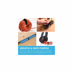 VELCRO Brand | One-Wrap Reusable Ties | Multi-Purpose Ties Perfect Desk Accessories for Cable Management & Home Improvement | Black | 30mm x 15m