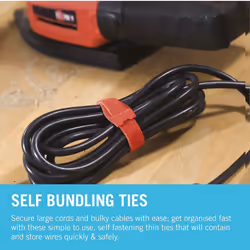 Brand | ONE-WRAP | Organiser Hook and Loop Straps| Reusable Assortment Cable Ties for Home & Office Bundling | Multi-Colour | 12mm x 20cm | 60 Pack