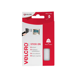 20mm x 50cm White Stick On Tape - VelcroÂ® Brand 20mm 0.5m Diy Office Decorating - VelcroÂ® Brand Stick On Tape 20mmx 0.5m White Diy Office Decorating