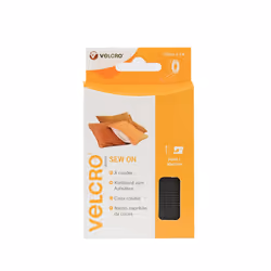 VELCRO Brand Sew On Tape - 20 mm x 1 m, Black