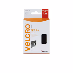 VELCRO Brand Sew On Tape - 20 mm x 1 m, Black