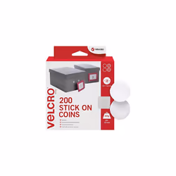 Brand | Stick On Coins | Double Sided Hook & Loop Self Adhesive Sticky Coins Perfect for Room Décor & Home, Office, Garage U ...