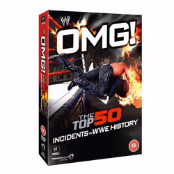 WWE OMG - The Top 50 Incidents, DVD, Sports, 2D, 329 min, 3 discs, Sport
