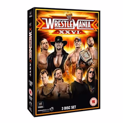 WWE Wrestlemania 26, DVD, Sports, 2D, 487 min, 3 discs, Sport