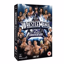 WWE Wrestlemania 25, DVD, Sports, 2D, 432 min, 3 discs, Sport