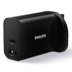 Philips DLP2621/05 mobile device charger Smartphone, Tablet Black AC Fast charging Indoor