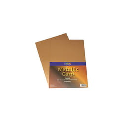 Stationery Paper and Cardstock for Arts, Ideal for Schools, Office Home Crafting and Kids Scrapbooking Metallic Bronze Card, 20 Sheets A4 Approx.