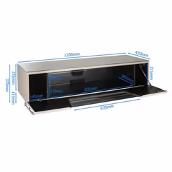 Alphason Chromium 2 1200 TV cabinet/entertainment centre 1 drawer(s)