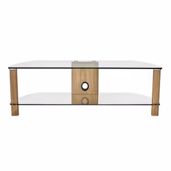 Alphason Century 1200, Transparent, Glass, Wood, 1 shelves, Glossy, Matt
