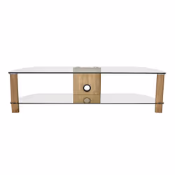 Alphason Century 1500, Transparent, Glass, Wood, 1 shelves, Glossy, Matt