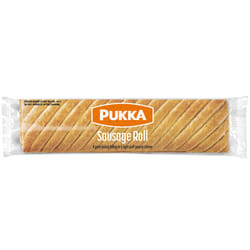 Pukka Frozen Baked Large Sausage Rolls - 12x162g