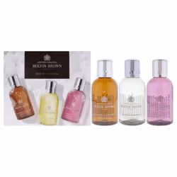 Spicy and Cytrus Body Care Collection Set by Molton Brown for Unisex - 3 Pc 3.3oz Re-Charge Black Pepper Bath and Shower Gel, ...