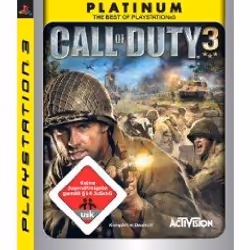 Activision Call of Duty 3 - Platinum, PS3, PlayStation 3, Multiplayer mode, T (Teen)