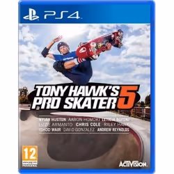 Activision Tony Hawk's Pro Skater 5, PlayStation 4, PlayStation 4, Multiplayer mode, T (Teen)