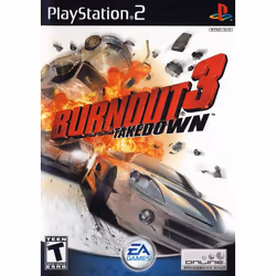 Electronic Arts Burnout 3 Takedown, PS2, PlayStation 2, Multiplayer mode, T (Teen)