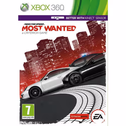 Electronic Arts Need For Speed : Most Wanted, Xbox 360, Multiplayer mode, E10+ (Everyone 10+), Physical media