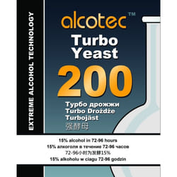 Alcotec 200 TT Turbo Yeast Commercial Use High Alcohol fermentaion