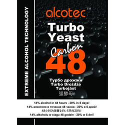Alcotec Carbon 48 Turbo Yeast with Activated Carbon