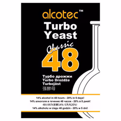 Alcotec Classic 48 Turbo Super Yeast High Alcohol 20% Homebrew Vodka Distilling
