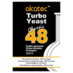 Alcotec Classic 48 Turbo Super Yeast High Alcohol 20% Homebrew Vodka Distilling