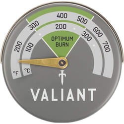 Valiant Magnetic Thermometer for Stoves and Log Burners in Green