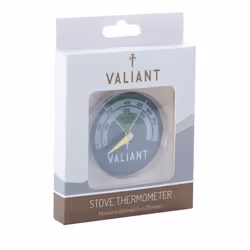 Valiant Magnetic Thermometer for Stoves and Log Burners in Green