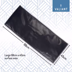 Valiant Fireside Protective Hearth Mat - 98cm x 43cm