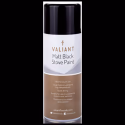 Valiant Metal Spray Restoration Paint for BBQ and Stove - Matt Black