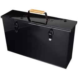 Valiant Fireside Ash Carrier - Black Gloss Steel Box (FIR240)