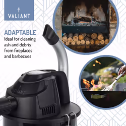 Valiant Portable Ash Vacuum Cleaner - 600W with 4 Litre Capacity