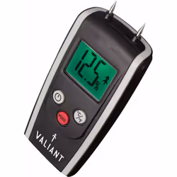 Valiant Digital Moisture Meter for Firewood/Timber and Brickwork Black