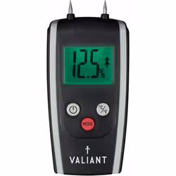 Valiant Digital Moisture Meter for Firewood/Timber and Brickwork Black