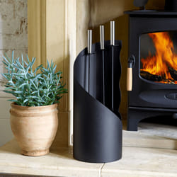 Valiant Fireside Companion Set - includes Shovel, Poker & Brush
