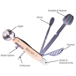 Valiant Cocktail Kit Multi-Tool 9-in-1 Mixologist Set