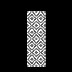 Runner Rug for Walkways and Hallways 170cm x 60cm Geometric
