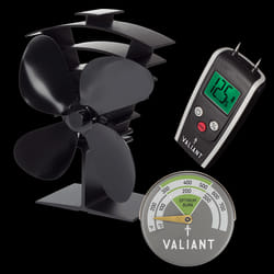 Valiant Premium IV Stove Fan, Moisture Meter and Magnetic Thermometer
