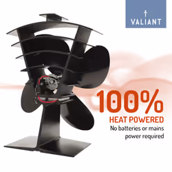 Valiant Premium IV Stove Fan and Magnetic Thermometer