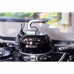 Valiant 1L Portable Camping Whistling Kettle - Pink