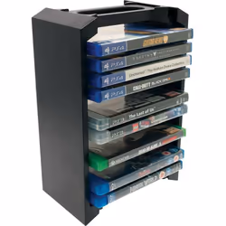 Video Game, DVD and Blu-Ray Storage Tower