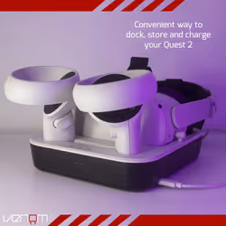 Venom Charging Dock with Rechargeable Battery Packs for Meta Quest 2